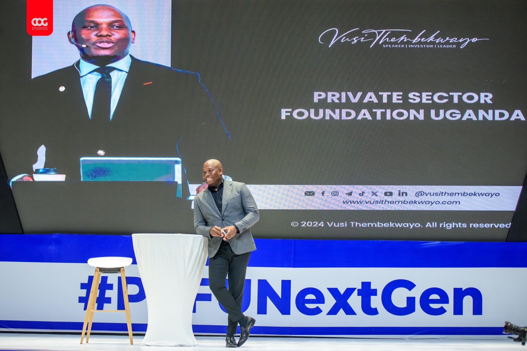 PSFU NextGen keynote speaker on the main stage